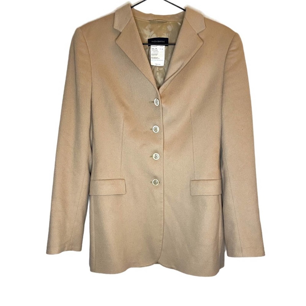 Piazza Sempione Cashmere Lycra Blazer Jacket